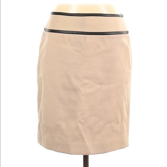 Ann Taylor Dresses & Skirts - ANN TAYLOR Pencil knee length skirt. Tan color. 4
